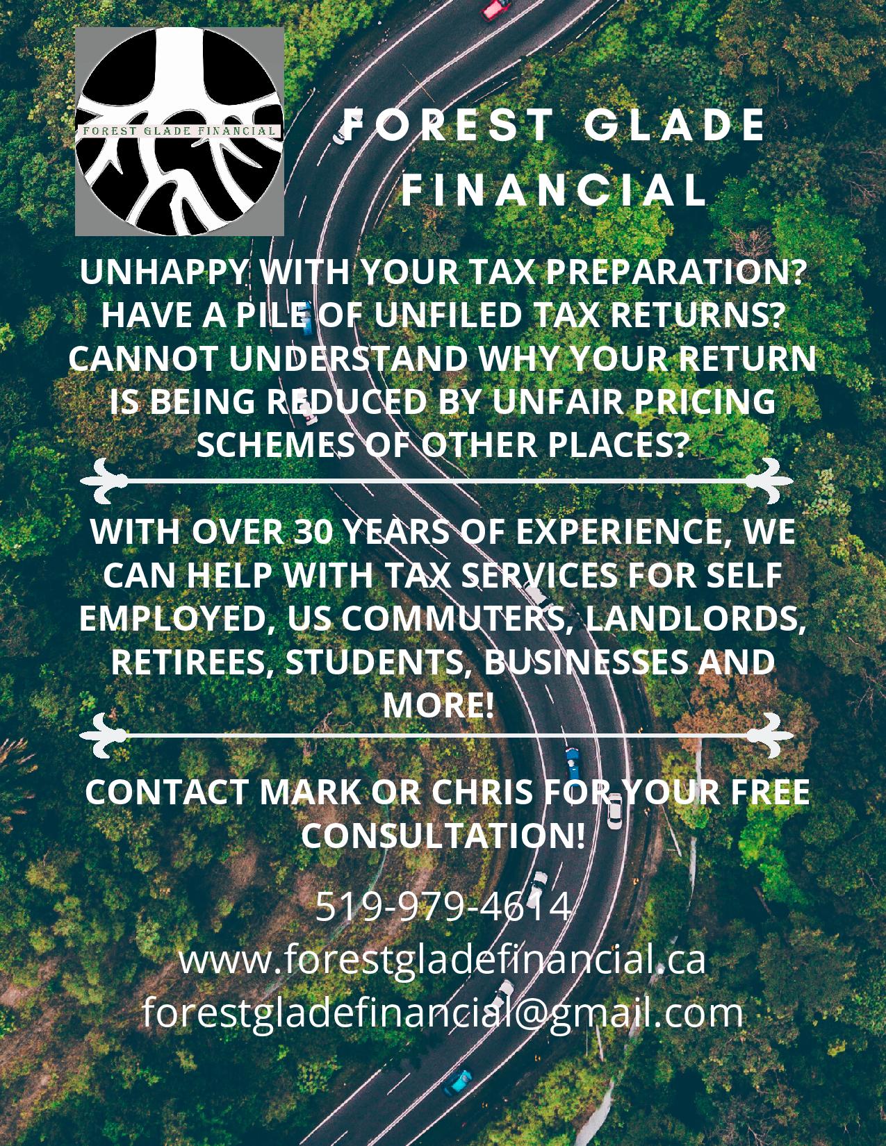 Forest Glade Financial Advertising 2
